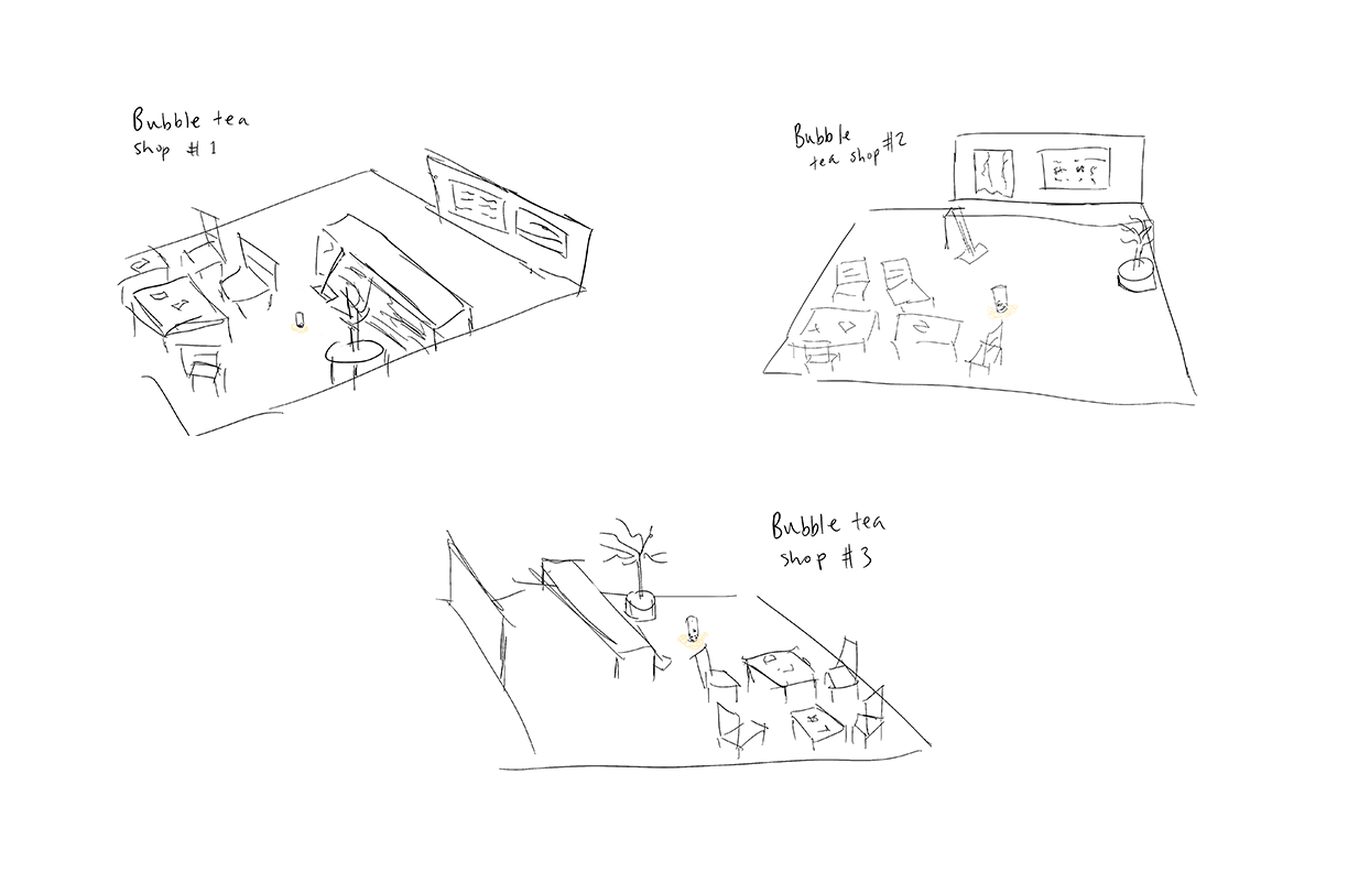 Some sketches for idea generation
