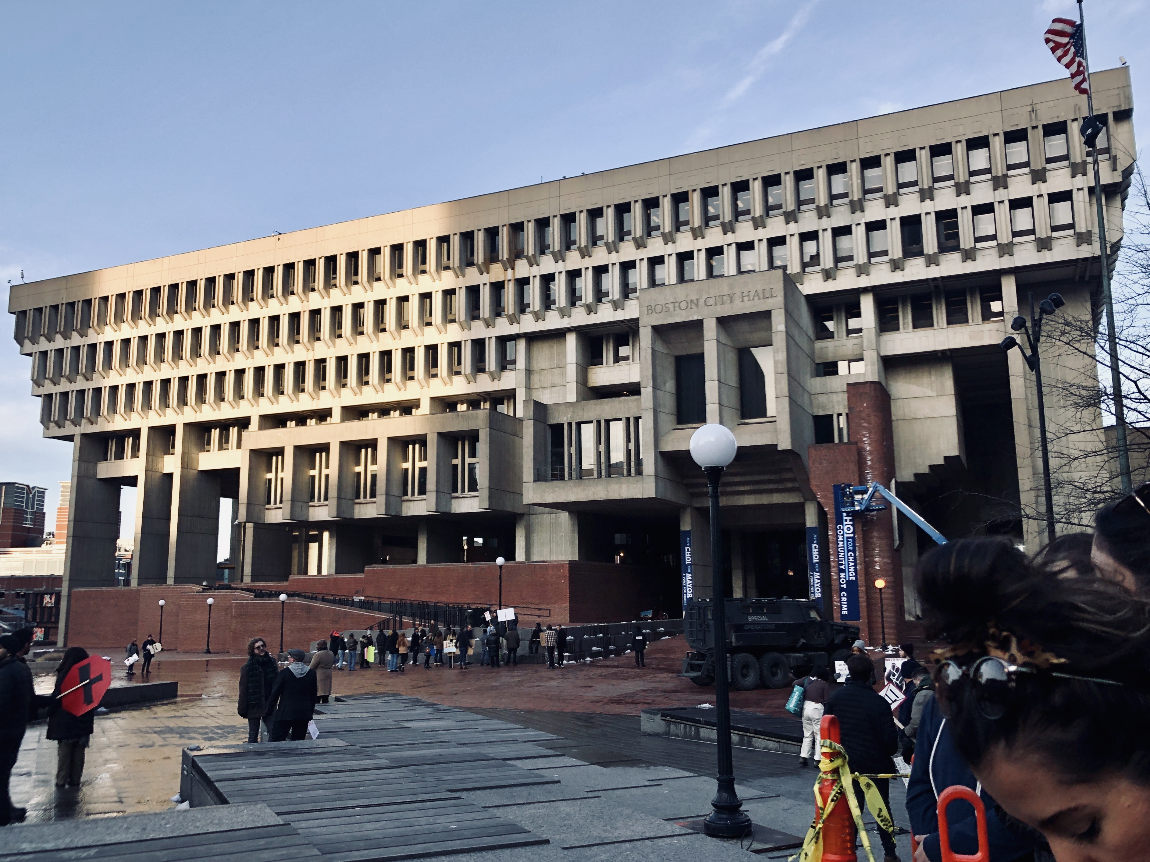 Boston City close up