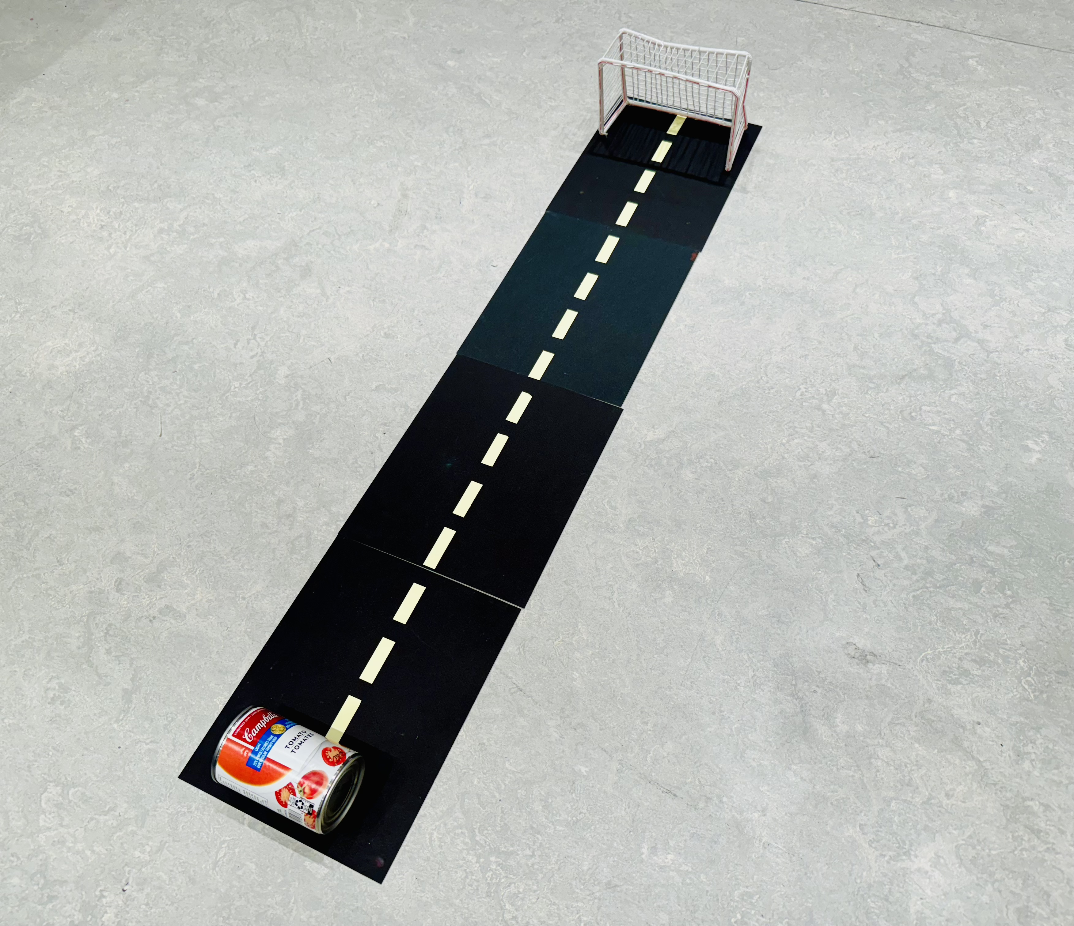 Top view of artwork