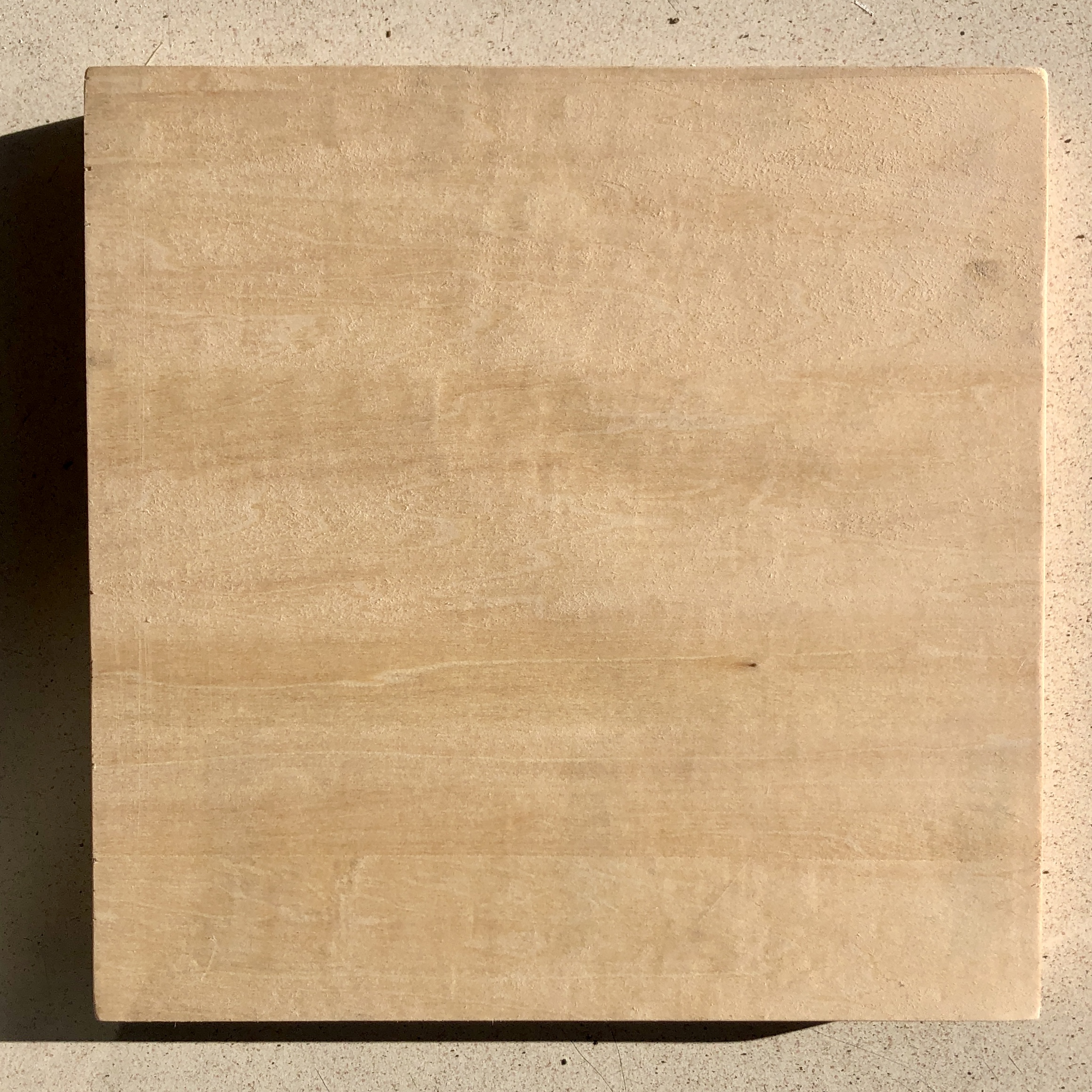 Wood before being painted